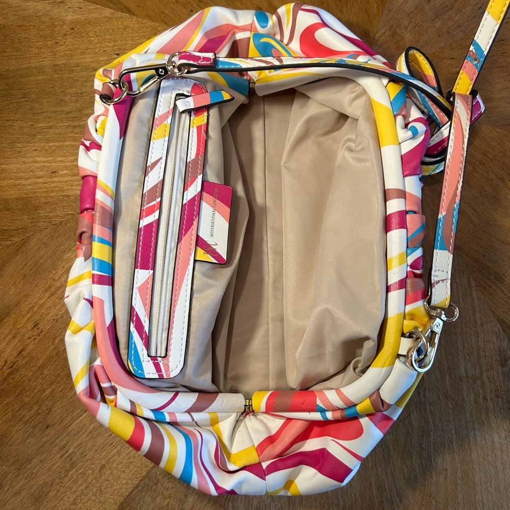 International Concepts Abstract Women's Shoulder Bag / Clutch Bag multicolor . - Picture 7 of 14